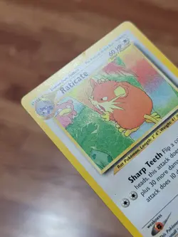Pokemon TCG Southern Islands Raticate 6/18 WOTC MP - Image 4
