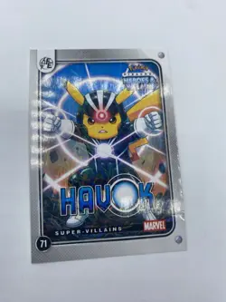 Pikachu as Havok #71 Lazer Holo Marvel Heroes & Villains (Non-Pokemon Fan Art) - Image 5