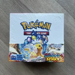 Pokemon TCG Scarlet & Violet Surging Sparks Booster Box 36 Packs - NEW & SEALED - Image 1