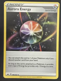 Pokemon Card Aurora Energy Sword & Shield Uncommon 186/202 - Image 1