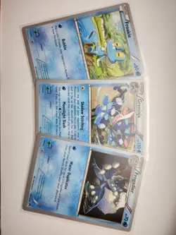 Freakie, Frogadier, Greninja 2016 World Championship Evolution Line Pokemon TCG - Image 3