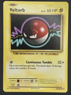 Voltorb 39/108 Common | XY Evolutions | Pokemon Card - Image 1