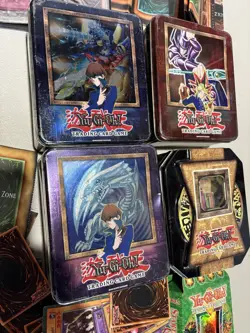 Yugioh Collectors Tin Yami Yugi Dark Magician 2002 And More - Image 1