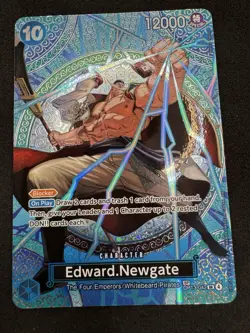 ONE PIECE!! OP13-042 SP Edward Newgate! English OP-15. NM++Mint - Image 1