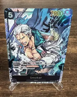 One Piece TCG: Absolute Justice Smoker ST06-004 Starte Deck 06 SR Full Art Foil - Image 3
