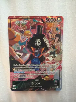 OP15-022 Brook Alt Art Leader Adventure on Kami’s Island One Piece TCG English - Image 1