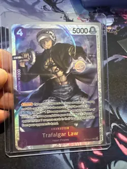One Piece Trafalgar Law ST10-010 SR PRB-01 TCG English NM - Image 1