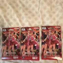 Bandai One Piece Heroines Extra Booster EB-03 Card Game 3x12 English Packs - Image 1