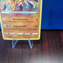 Zamazenta Holo Pokemon TCG Card 102/185 Vivid Voltage Amazing Rare NM Condition - Image 5