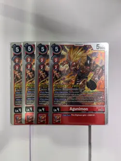 [Release Event] BT21-013 Agunimon playset Digimon TCG CCG Card Game Bandai - Image 1