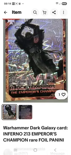 Warhammer Dark Galaxy card lot: 34, 63, 70, 87, 171, 207, 213, 215 - Image 2