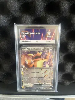 2023 151 Kangaskhan Ex Holo Double Rare #115 Ace Graded 9 Mint Pokemon Card - Image 1