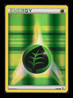 Grass Energy 75/83 Common Generations Reverse Holo Pokemon Card - Image 1