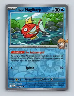 Misty's Magikarp 048 2025 Pokemon Destined Rivals Reverse Holo Card NM+ (a) - Image 1