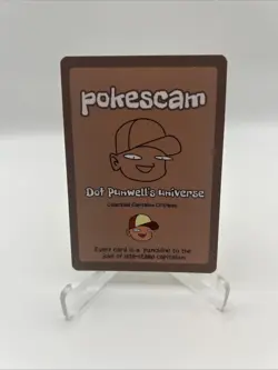 Pokescam by Dot Punwell Birthgrift Birthday Pikachu Holo Rare Fan Art Card #1 - Image 2
