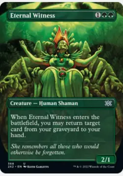 Mint/Near-Mint, French - 1 x MTG Eternal Witness - Borderless Double Masters 202 - Image 1