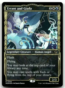 Errant and Giada (Showcase) #306 (Foil) (NM) March of the Machine MOM Magic MTG - Image 1