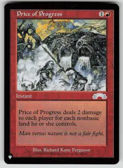 Price of Progress (EXO) Uncommon The List Reprints 95/143 MTG Near Mint 2020 - Image 1