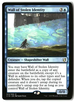 MTG Wall of Stolen Identity [C19 - 13] LP 4-20 - Image 1
