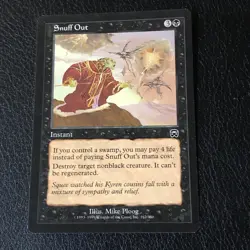 Snuff Out x1 Mercadian Masques Ex Condition See Pics - Image 1