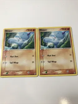 2x WOOPER 79/115 EX Unseen Forces Stamp Reverse Non-Holo Pokemon Card NM - Image 1