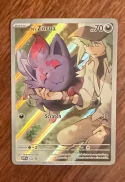 N’s Zorua Promo Card - SVP 189 - Holofoil Full Art Pokemon Card - Image 2