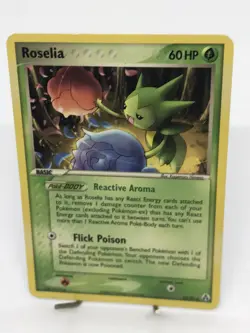 Roselia 42/92 Non-Holo Uncommon EX Legend Maker Pokemon Card EUC - Image 1