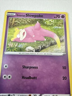 Galarian Slowpoke 054/198 Chilling Reign Common Pokemon TCG Card NM - Image 4