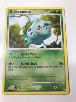 Bulbasaur 77/132 Rare Non Holo Secret Wonders Pokemon TCG Card LP - Image 1