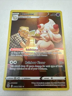 Holo Alcremie TG08/TG30 Ultra Rare Brilliant Stars Pokemon TCG Card NM - Image 1