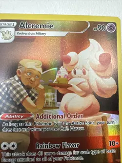 Holo Alcremie TG08/TG30 Ultra Rare Brilliant Stars Pokemon TCG Card NM - Image 4
