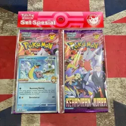 Set Spesial Pokemon Indonesia Kehadiran Juara SV10S Lapras Booster Pack - Image 1
