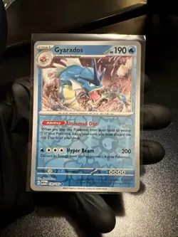 Pokemon TCG Gyarados Scarlet & Violet-151 130/165 Reverse Holo Holo Rare - Image 1
