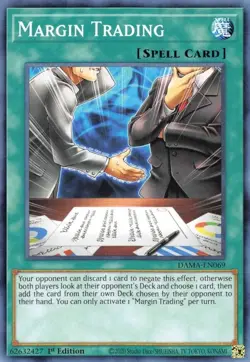 x3 Margin Trading - DAMA-EN069 - Common - 1st Edition yugioh - Image 3