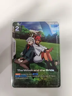 The Witch And The Bride - GD01-117 - R+ Alt Art - Gundam TCG Card Game - Image 1