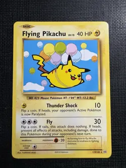 Pokemon XY Generations Flying Pikachu 110/108 NM Card - Image 1