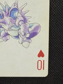 Pokemon Nidoking 10 of Hearts Gold Deck Ho-oh Playing Card Poker Nintendo VG - Image 4