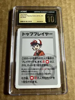 CGC 10 Pristine Top Player Old Maid 2019 Japanese Pokemon Card - Image 1