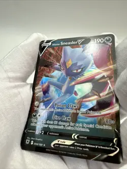 Pokemon TCG - Hisuian Sneasler V Ultra Rare Holo 094/189 Astral Radiance Card - Image 3