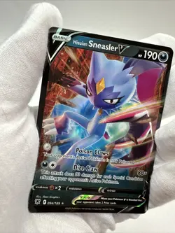 Pokemon TCG - Hisuian Sneasler V Ultra Rare Holo 094/189 Astral Radiance Card - Image 4