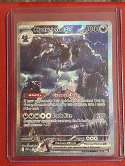 Pokemon Hydreigon Ex 169/086 Sv: White Flare Illustration Rare Holo 330 HP Card - Image 1