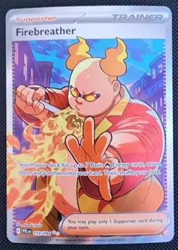 Firebreather 119/094 Full Art Ultra Rare Holo Pokemon Phantasmal Flames NM - Image 1