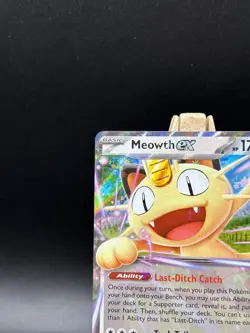 Pokemon TCG Meowth EX 062/088 Perfect Order Ultra Rare Holo Near Mint - Image 3
