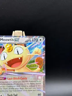 Pokemon TCG Meowth EX 062/088 Perfect Order Ultra Rare Holo Near Mint - Image 5