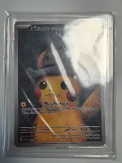 2023 Pokemon Van Gogh Museum Pikachu with Grey Felt Hat Sealed - Image 1