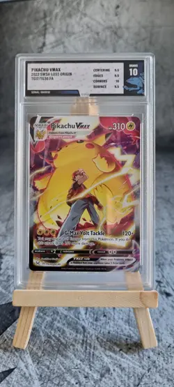 Pokemon TCG - Lost Origin - TG17/TG30 Pikachu VMAX - TFG Bravo 10 - Image 1