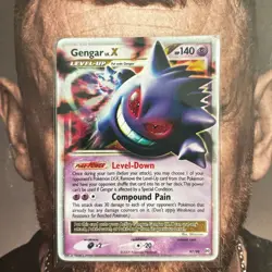 Pokemon Gengar LV X 97/99 Arceus Holo LP Rare Unlimited 2009 Nintendo - Image 1