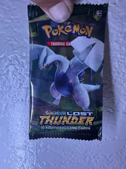 Pokemon TCG 6 Booster Packs Lost Thunder Darkness Ablaze Lugia Celebi Garchomp - Image 2