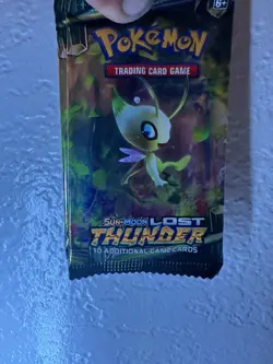 Pokemon TCG 6 Booster Packs Lost Thunder Darkness Ablaze Lugia Celebi Garchomp - Image 3