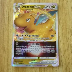 Dragonite VSTAR 050/078 Ultra Rare Pokemon Go Near Mint Pokemon - Image 1